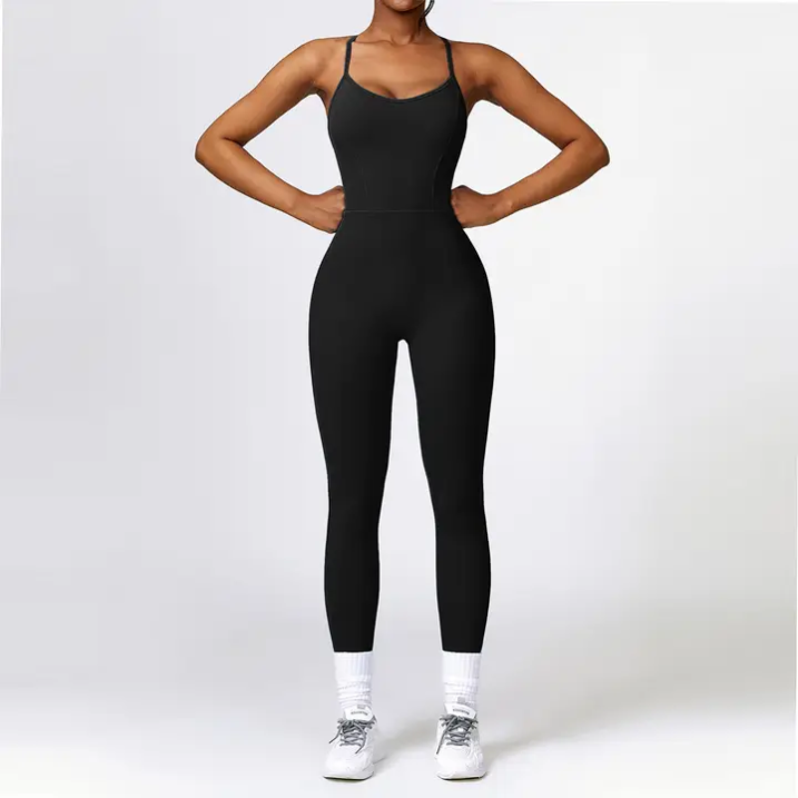 Combinaison Yoga Dos Croisé