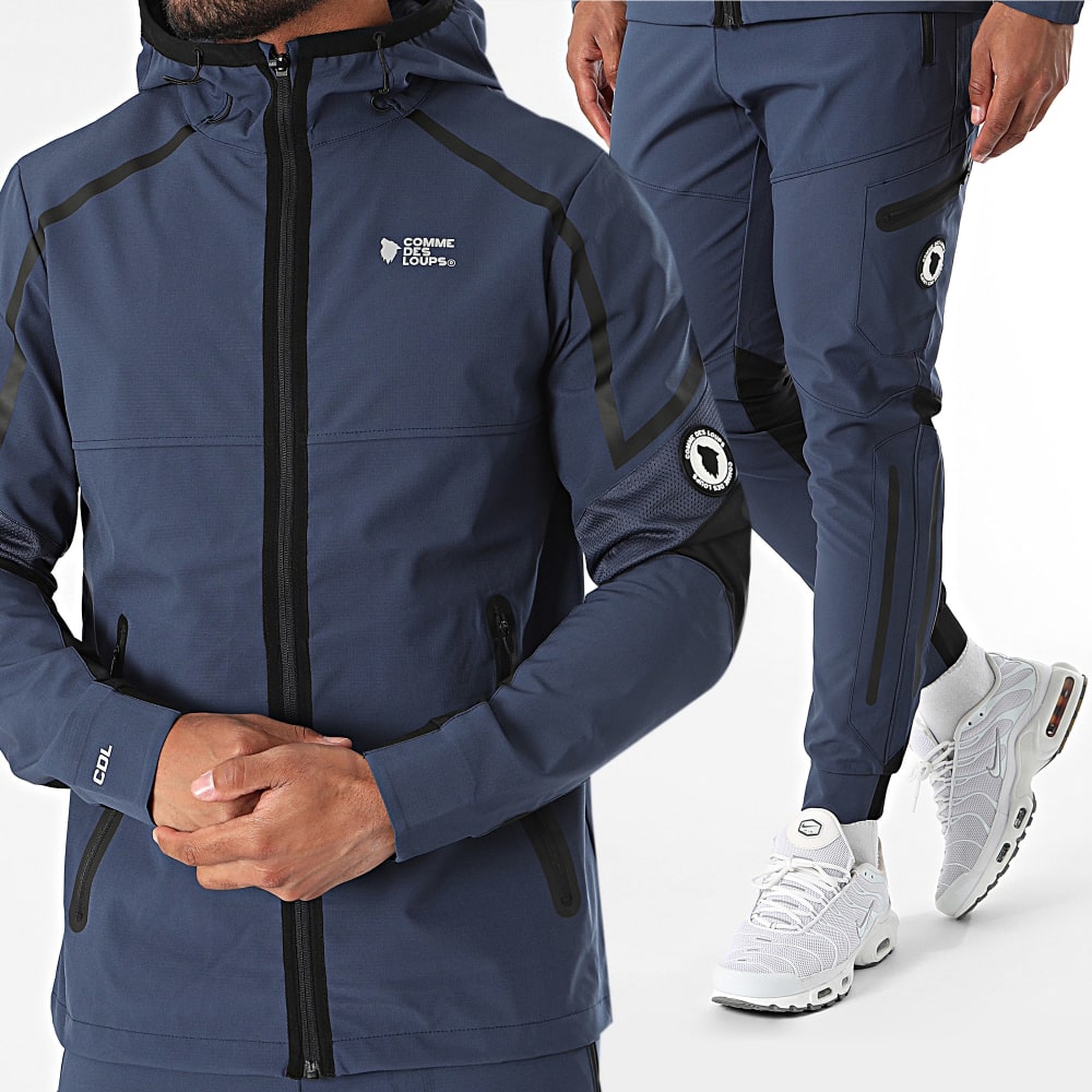 Comme Des Loups 100% authentique
Ensemble Survetement Niks Bleu Marine