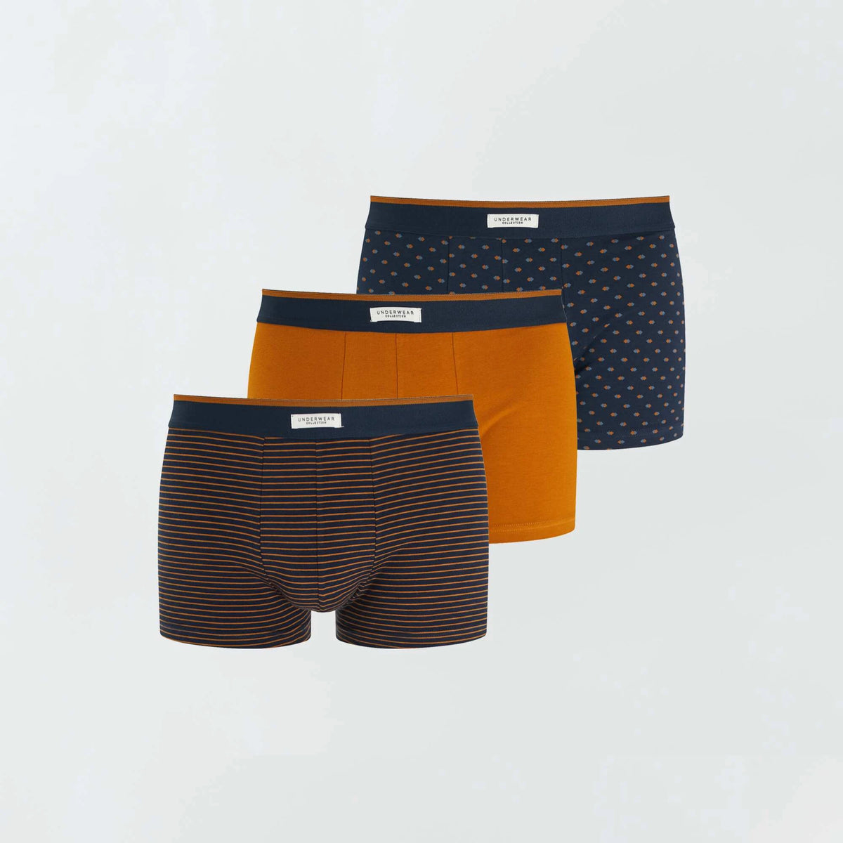 Lot 3 boxers stretch