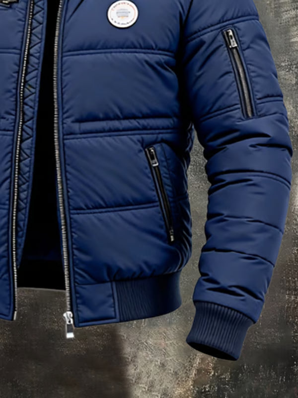 LAURENT MONACO | VESTE D'HIVER À CAPUCHE CLASSIQUE POUR HOMME
