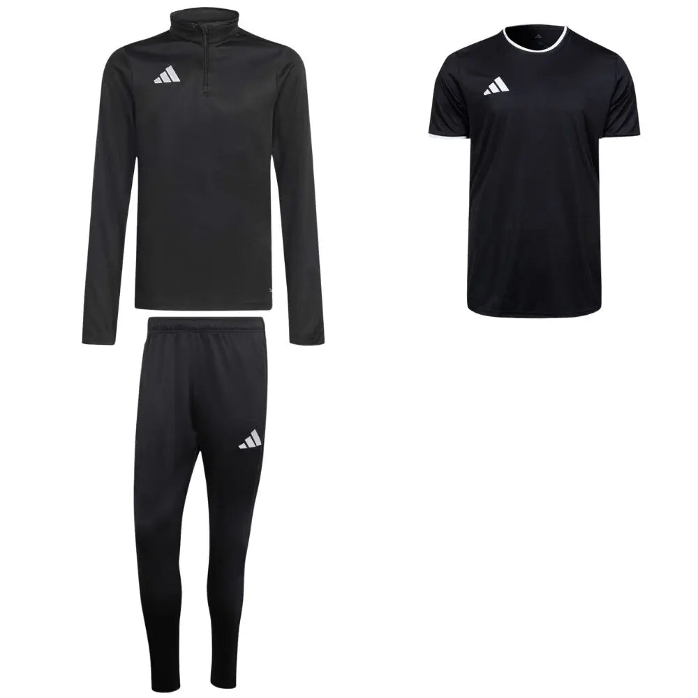 Ensemble adidas Entrada 26 pour Homme. Survêtement 1/4 Zip + Maillot (3 pièces)