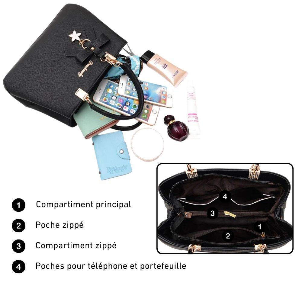 Sac à Main Bandoulière en Cuir PU